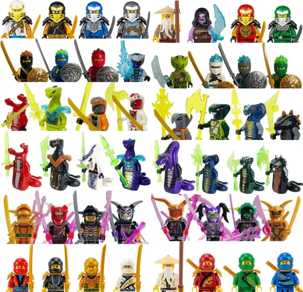 hot sale mini city figures movie characters building blocks cityfigure superheros ninja snake police soldier